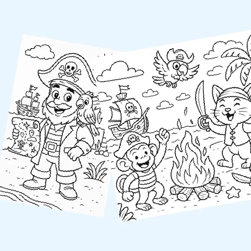 Free costumes & dress up coloring pages for kids