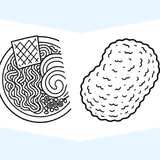 Free fast food coloring pages for kids