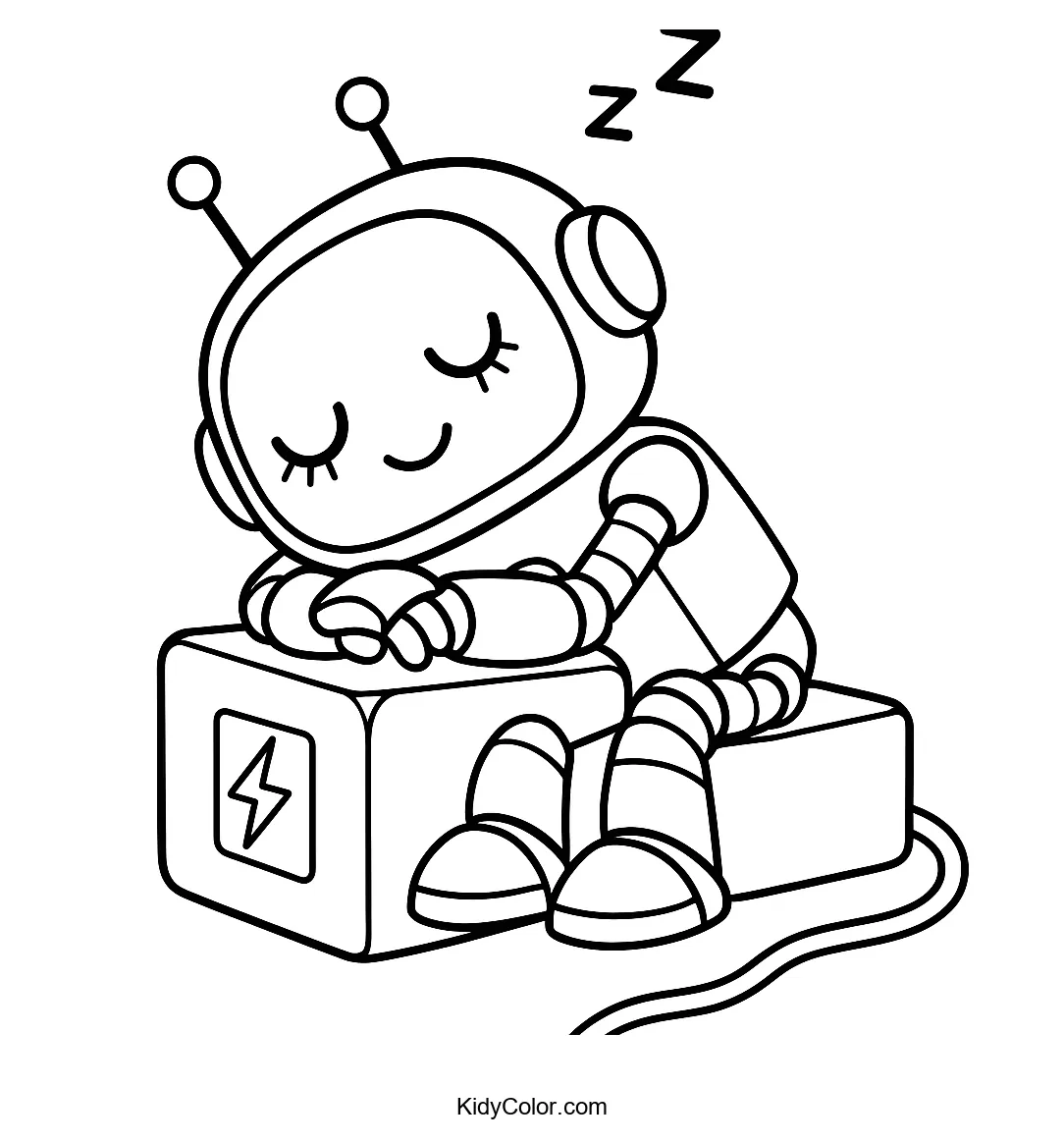 Robot resting and charging